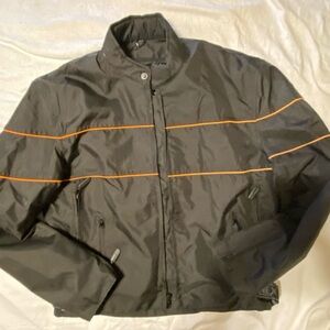 Men's textile motorcycle black Jacket with jacket vented Size 3X